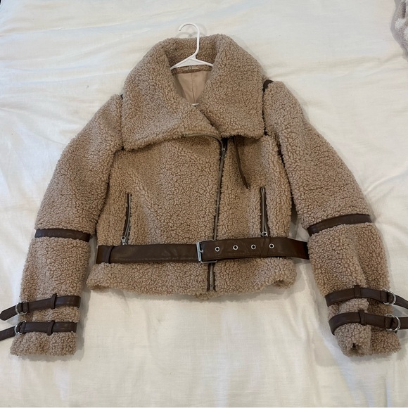 Tularosa Bailey Moto Jacket in camel - Picture 5 of 6